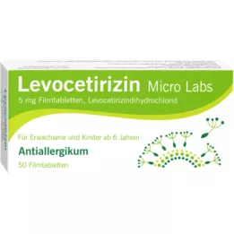 LEVOCETIRIZIN Micro Labs 5 mg Filmtabletten, 50 St