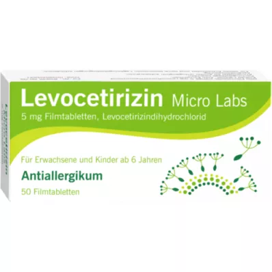 LEVOCETIRIZIN Micro Labs 5 mg Filmtabletten, 50 St