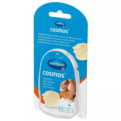 cosmos® Blasenpflaster Mix 3 Größen, 6 St cosmos® Blasenpflaster Mix 3 Größen, 6 St