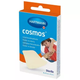 COSMOS Schürfwundenpflaster 45x65 mm steril, 4 St