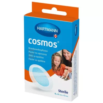 cosmos® Brandwundenpflaster 68 mm x 43 mm steril, 8 St cosmos® Brandwundenpflaster 68 mm x 43 mm steril, 8 St