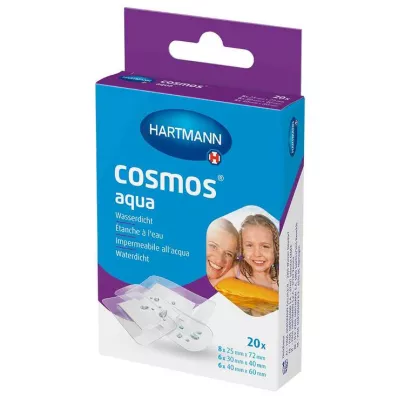 COSMOS aqua Pflasterstrips 3 Größen, 20 St