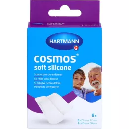 COSMOS soft silicone Pflasterstrips 2 Größen, 8 St