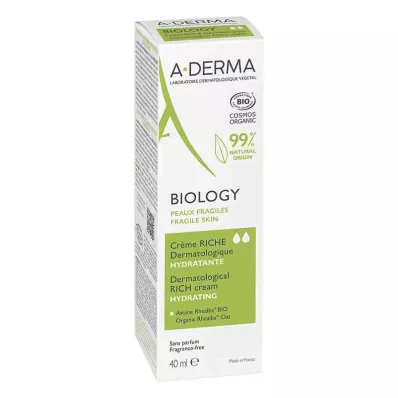 A-Derma Biology Feuchtigkeitscreme reichhaltig (40 ml)