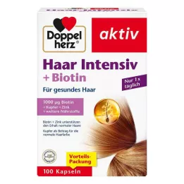 DOPPELHERZ Haar Intensiv+Biotin Kapseln, 100 St