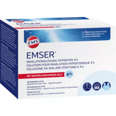 EMSER Inhalationslösung hyperton 4%, 20X5 ml