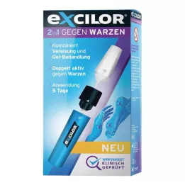 EXCILOR 2in1 gegen Warzen Kombipackung, 1 P