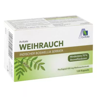 Weihrauch 450 mg Boswellia Serrata Kapseln, 120 St Weihrauch 450 mg Boswellia Serrata Kapseln, 120 St