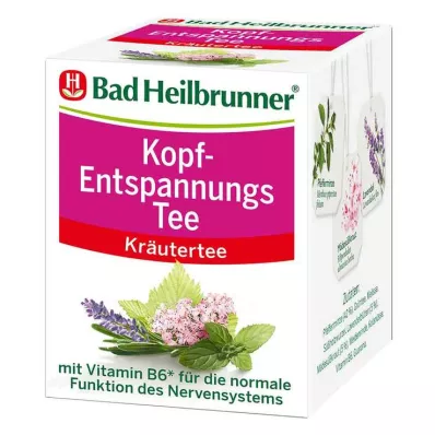 Bad Heilbrunner Kopf-Entspannungs Tee Filterbeutel, 8 St
