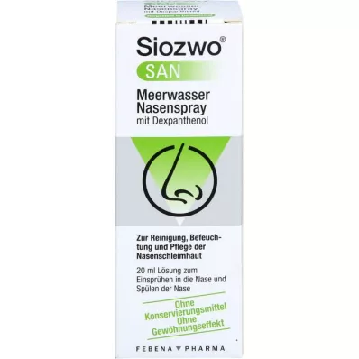 SIOZWO SAN Meerwasser Nasenspray m.Dexpanthenol, 20 ml