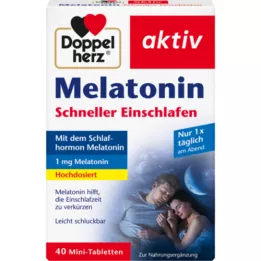 DOPPELHERZ Melatonin Tabletten, 40 St