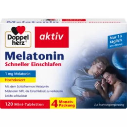 DOPPELHERZ Melatonin Tabletten, 120 St