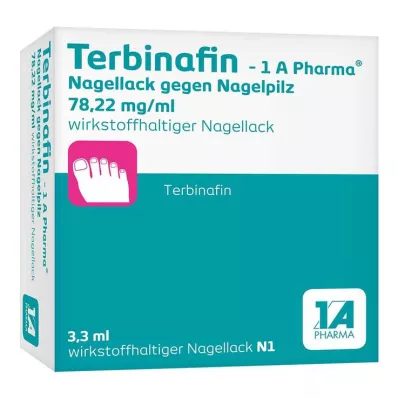 Terbinafin-1A Pharma Nagellack gegen Nagelpilz, 3.3 ml Terbinafin-1A Pharma Nagellack gegen Nagelpilz, 3.3 ml