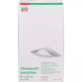 VLIWASORB sensitive 10x20 cm superabsorb.Wundverb., 10 St