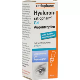 HYALURON-RATIOPHARM Gel Augentropfen, 10 ml