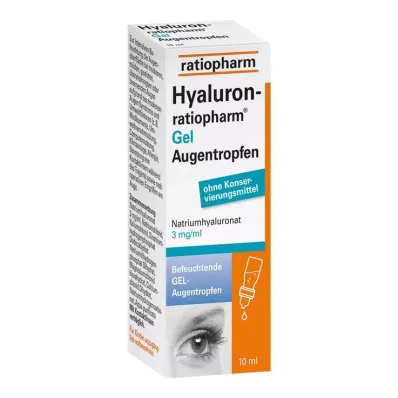Hyaluron-Ratiopharm Gel Augentropfen, 10 ml