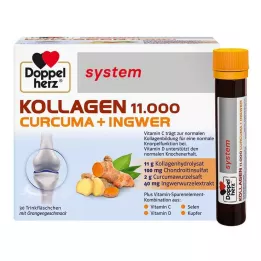 DOPPELHERZ Kollagen 11.000 Curcuma+Ingw.system TRA, 30X25 ml