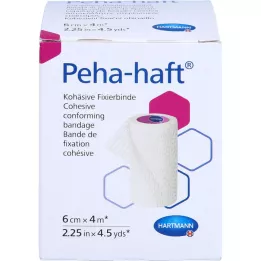 PEHA-HAFT Fixierbinde latexfrei 6 cmx4 m OTC, 1 St