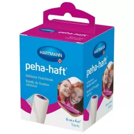 PEHA-HAFT Fixierbinde latexfrei 6 cmx4 m OTC, 1 St