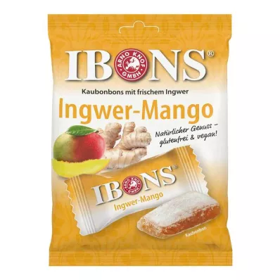 IBONS Ingwer Mango Tüte Kaubonbons, 92 g