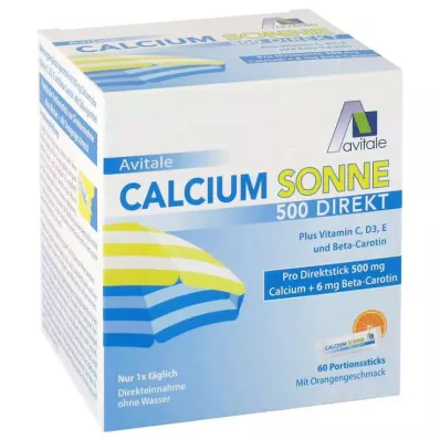 CALCIUM SONNE 500 Direkt Portionssticks, 60 St