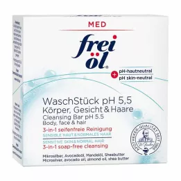 FREI ÖL WaschStück pH 5,5 Körper Gesicht Haare, 90 g