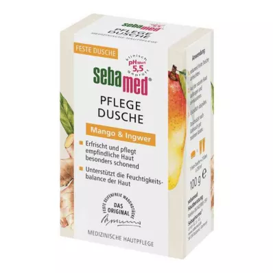 SEBAMED Pflege-Dusche mit Mango &amp; Ingwer fest, 100 g