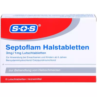 SEPTOFLAM Halstabletten, 8 St