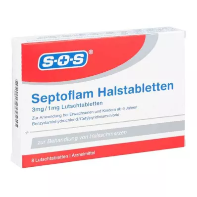 Septoflam Halstabletten (8 stk)