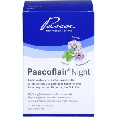 PASCOFLAIR Night überzogene Tabletten, 90 St