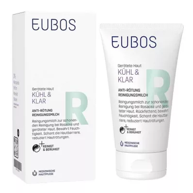 EUBOS KÜHL &amp; KLAR Anti-Rötung Reinigungsmilch, 150 ml