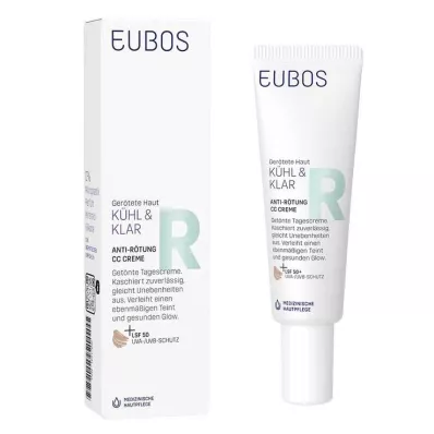 Eubos Kühl &amp; Klar Anti-Rötung CC Creme LSF 50, 30 ml