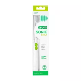 GUM SONIC DAILY Schallzahnbürste weiß, 1 St