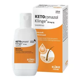 KETOCONAZOL Klinge 20 mg/g Shampoo, 120 ml