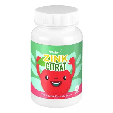 Zinkcitrat Kinder Kautabletten vegan, 120 St