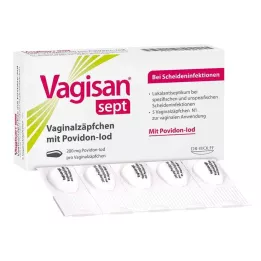 VAGISAN sept Vaginalzäpfchen mit Povidon-Iod, 5 St