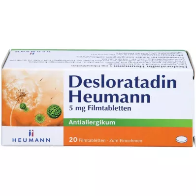 DESLORATADIN Heumann 5 mg Filmtabletten, 20 St
