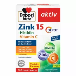 DOPPELHERZ Zink+Histidin Depot Tabletten aktiv, 100 St
