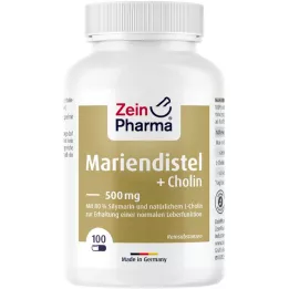 MARIENDISTEL+CHOLIN Kapseln 80% Silymarin, 100 St