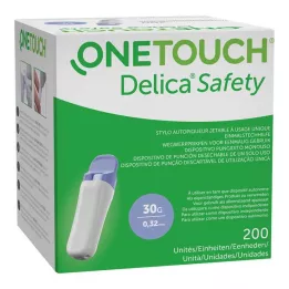 ONE TOUCH Delica Safety Einmalstechhilfe 30 G, 200 St