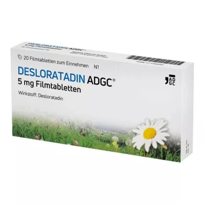 Desloratadin-ADGC 5 mg Filmtabletten, 20 St Desloratadin-ADGC 5 mg Filmtabletten, 20 St