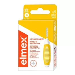 ELMEX Interdentalbürsten ISO Gr.4 0,7 mm gelb, 8 St