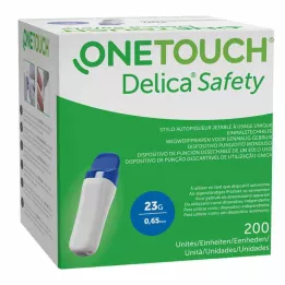 ONE TOUCH Delica Safety Einmalstechhilfe 23 G, 200 St