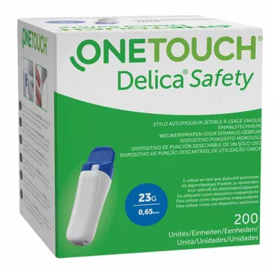 One Touch Delica Safety Einmalstechhilfe 23 G, 200 St