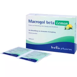 MACROGOL beta Lemon Plv.z.Her.e.Lsg.z.Einnehmen, 10 St