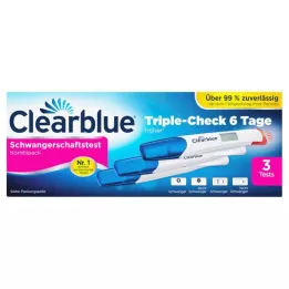 CLEARBLUE Schwangerschaftst.TripleCheck ultra-früh, 3 St