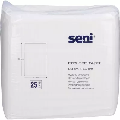 SENI Soft Super Bettschutzunterlage 60x90 cm, 2X25 St