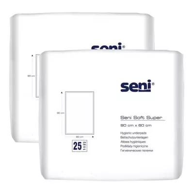 Seni® Soft Super Bettschutzunterlage 90x60 cm, 2X25 St