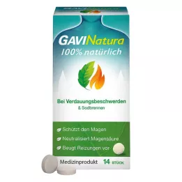 GAVINatura Lutschtabletten bei Verdauungsbeschwerden & Sodbrennen, 14 St