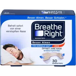BESSER Atmen Breathe Right Nasenpfl.groß beige, 30 St